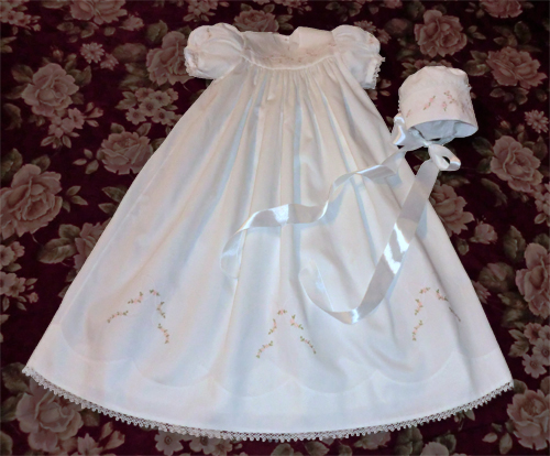 Christening Gown and Cap by Karen Ann Betts
