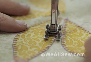 blanket stitch applique video tutorial