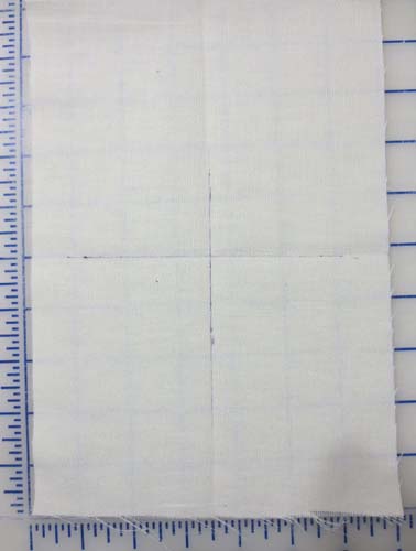 Aligning Centers for Hoopless Embroidery