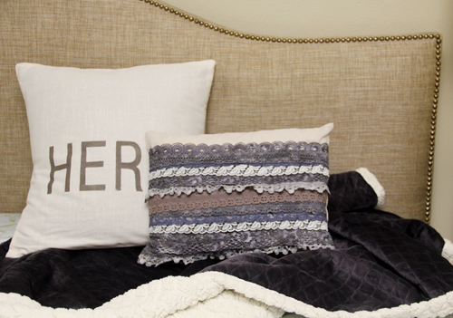 How to Sew a Lace Pillow