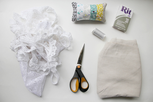 How to Sew a Lace Pillow
