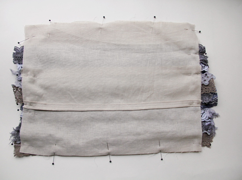 How to Sew a Lace Pillow