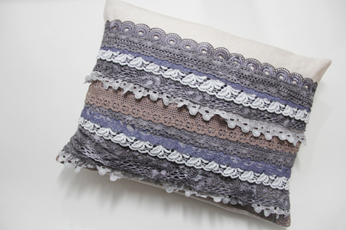How to Sew a Lace Pillow