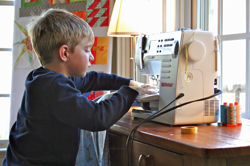 Tips for Sewing with Kids - sewing