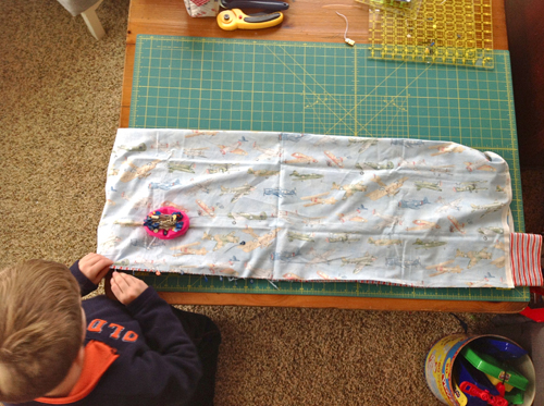 Tips for Sewing with Kids - cutting
