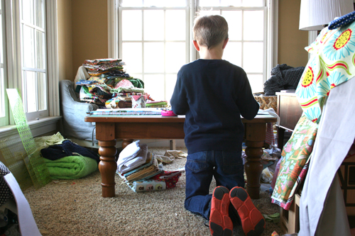 Tips for Sewing with Kids - pinning