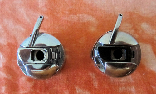 BERNINA regular and black latch bobbin cases