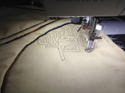 free-motion stitching