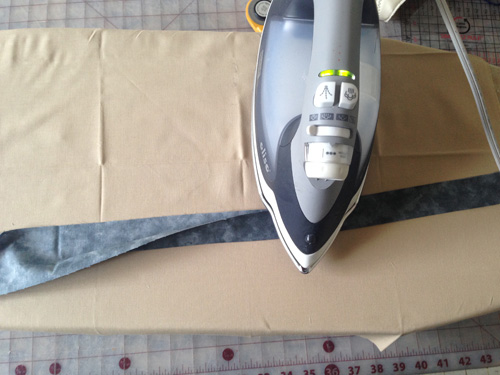 fold in half and press