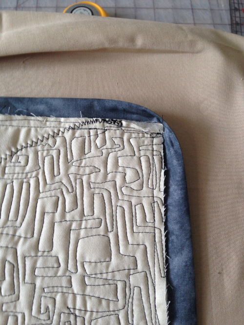 fold the binding