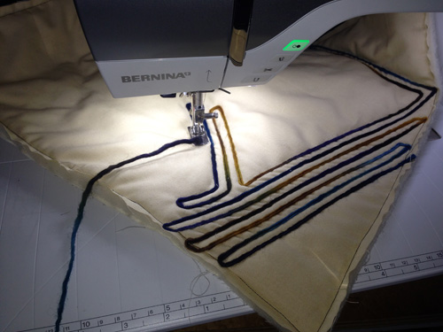 sewing parallel lines