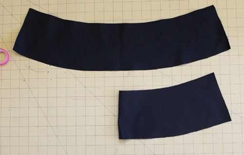 fold right sides together