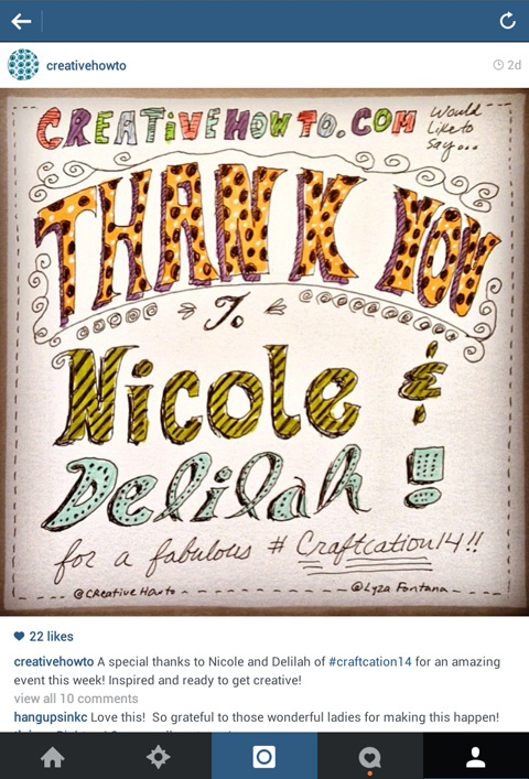 Thanks for Craftcation 2014