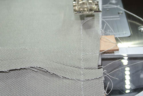 sew the side seams