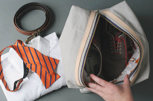 DIY Boxed Travel Pouch