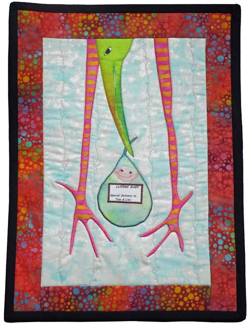 Stork Wall Hanging by Diane Gloystein