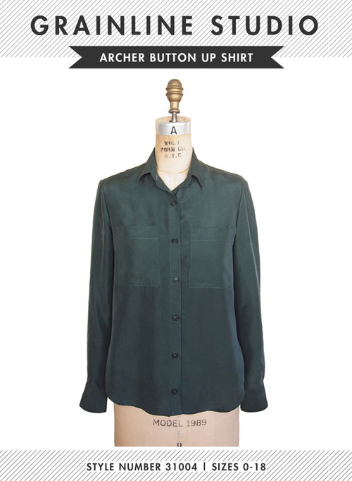 Grainline Studios' Archer Button Up Shirt