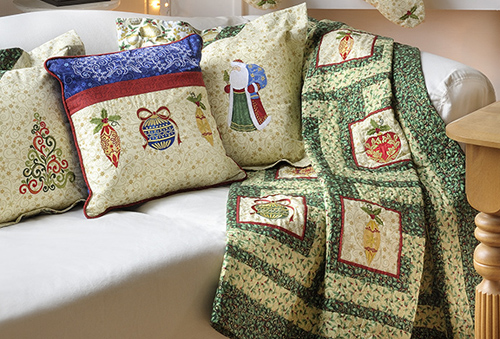 Father Frost - Quilt and Pillows