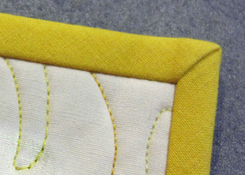 How to Fold a Mitered Corner
