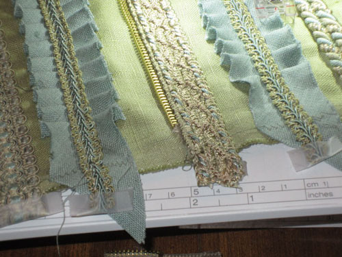 removing the zipper teeth