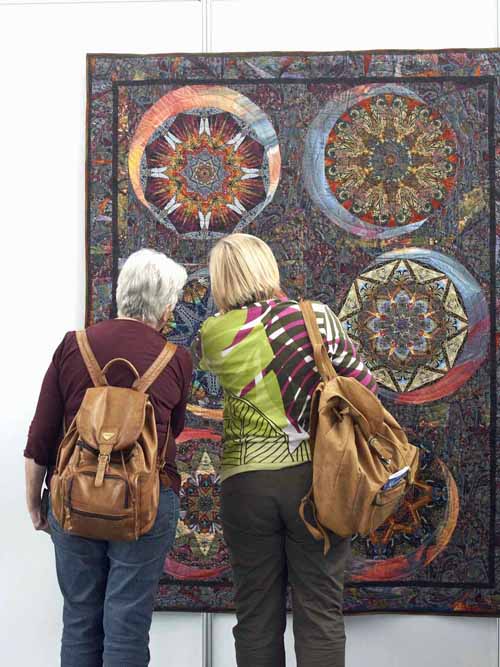 Paula Nadelstern quilt at NADELWELT Exhibition