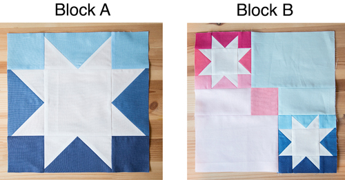 completed A and B blocks