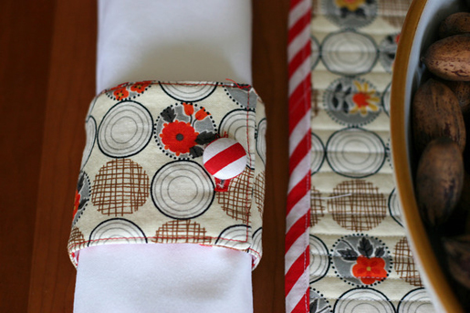 reversible napkin rings