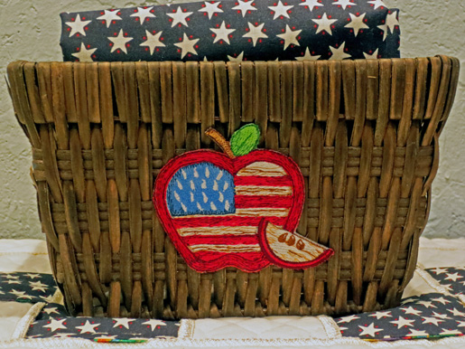 Embroidered Basket