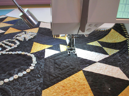 quilting with walking foot
