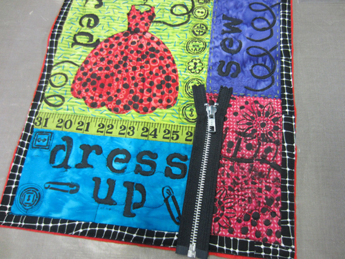 play with zipper placement