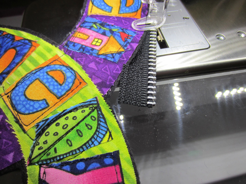 sewing zipper end