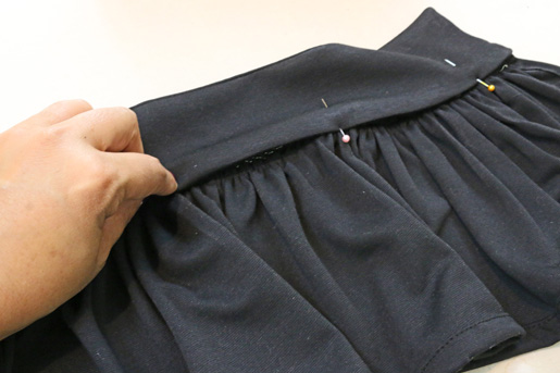 turn edge under