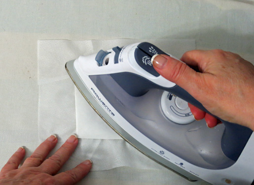 fuse product to embroidery