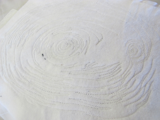 back side of stitching