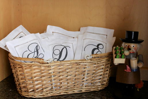 Linen sachet - PaintWork Monogram