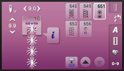 B 580 stitch #651