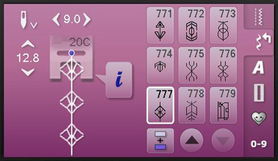 B 580 stitch #777