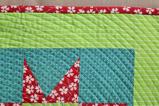 quilt sleeve - invisible on front