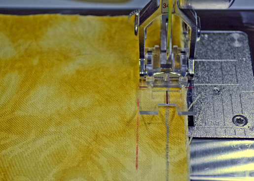 french seam, step 1
