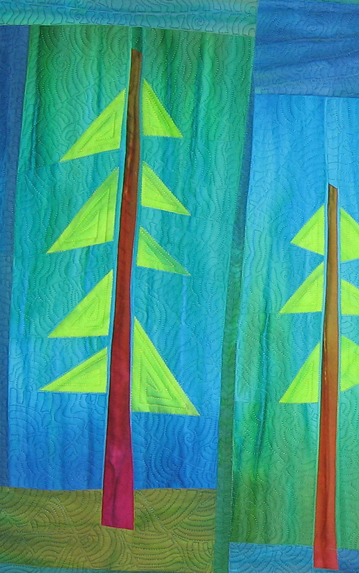 quilted pine tree