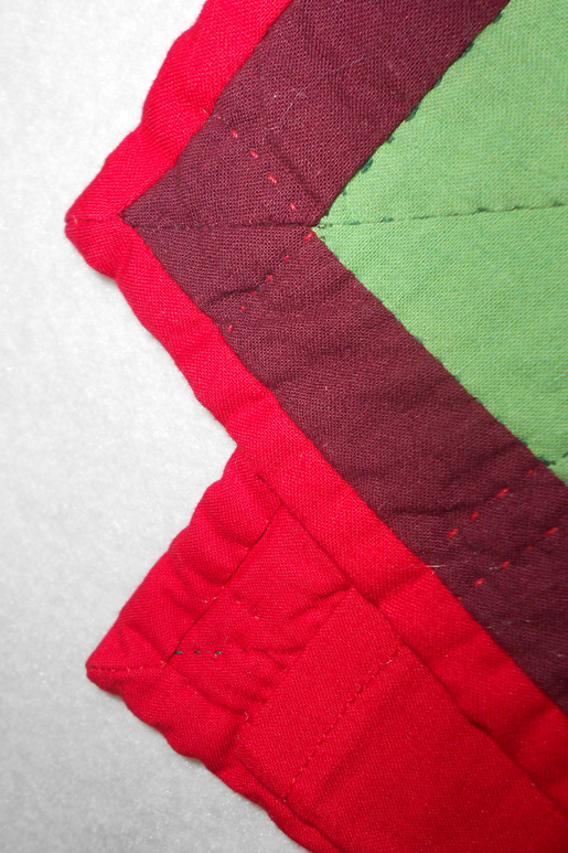 not-so-perfect quilt binding