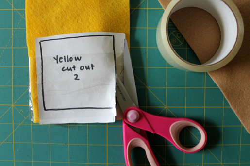 felt cheese slice
