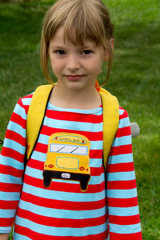 DIY Applique School Bus