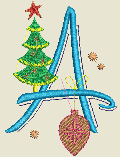 letter A - default colors