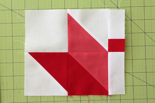 strip added to side of block