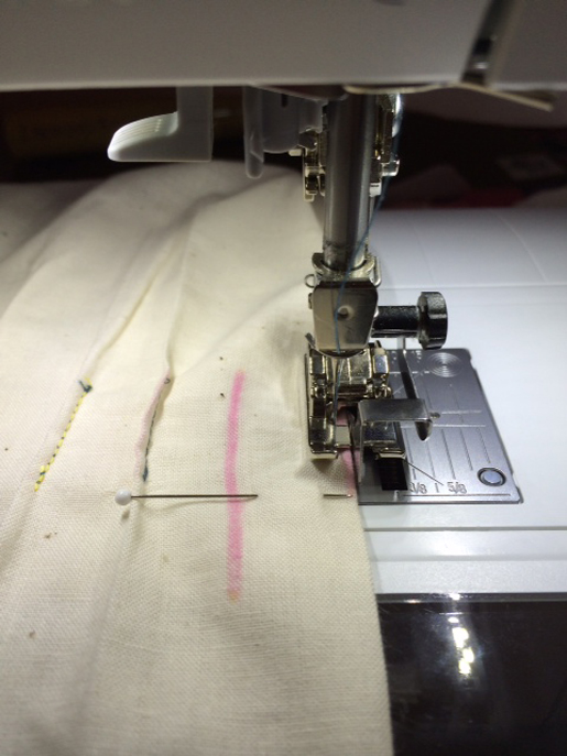 stitch pintucks