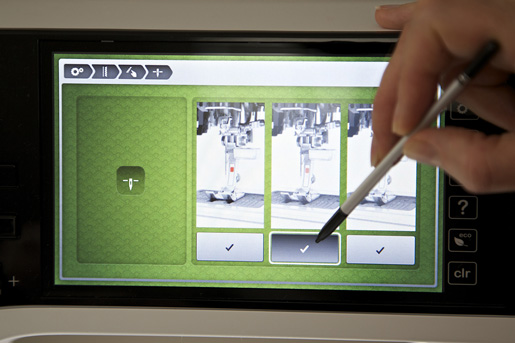 sewing machine screen