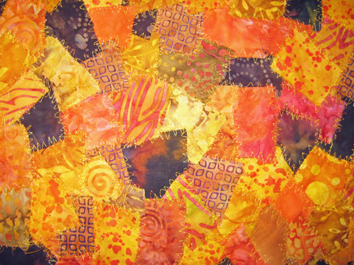 scrappy fabric