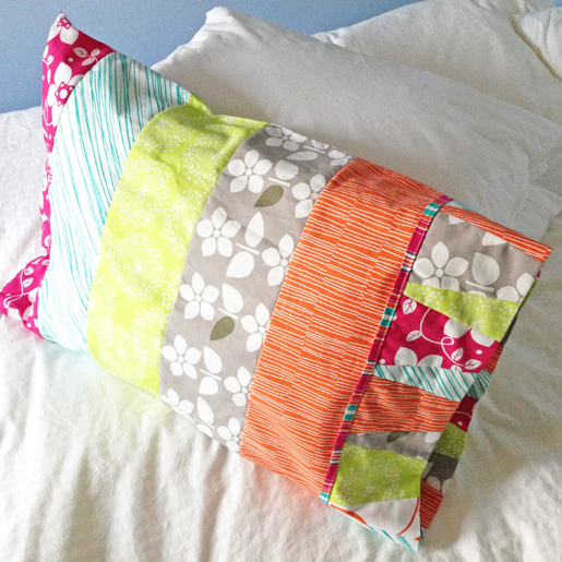 colorful pillowcase