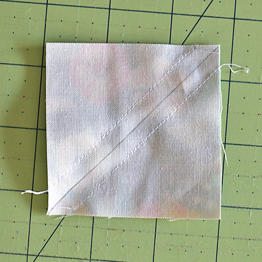 stitch parallel to line